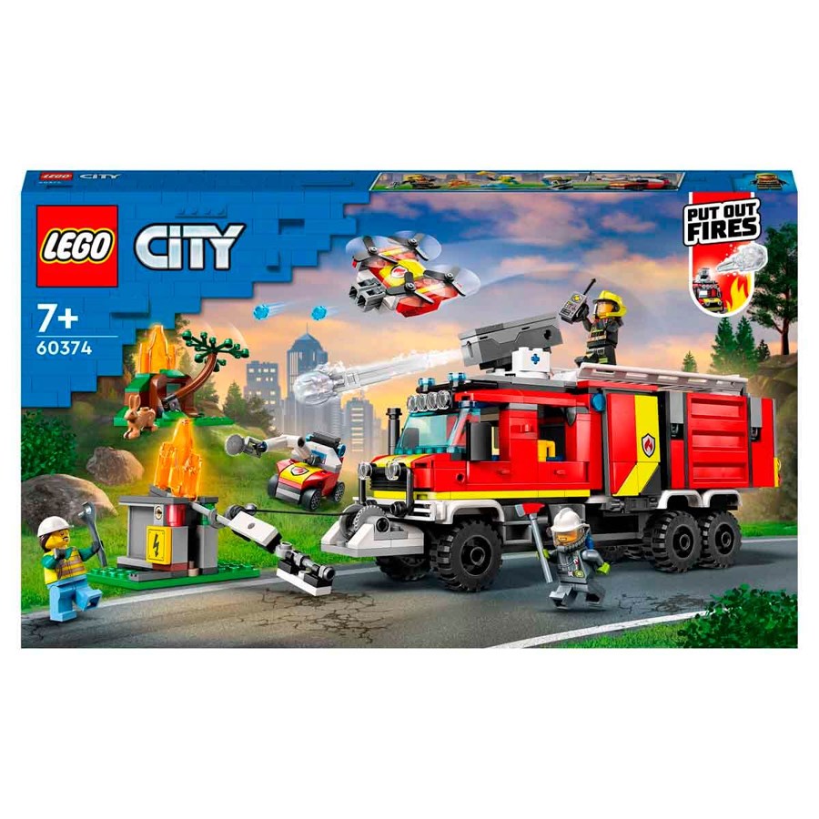 Lego City İtfaiye Komuta Kamyonu 60374 