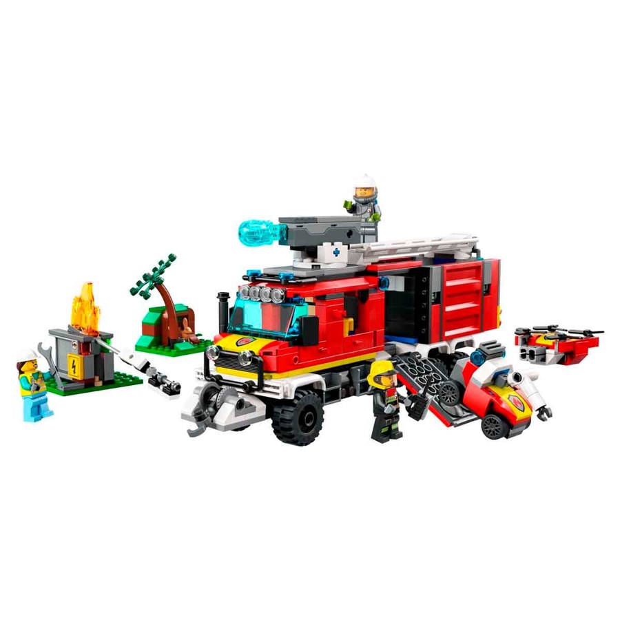 Lego City İtfaiye Komuta Kamyonu 60374 