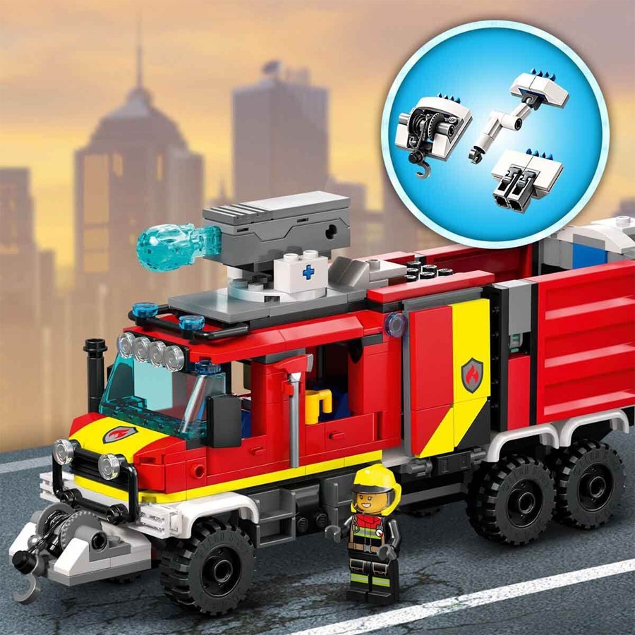 Lego City İtfaiye Komuta Kamyonu 60374 