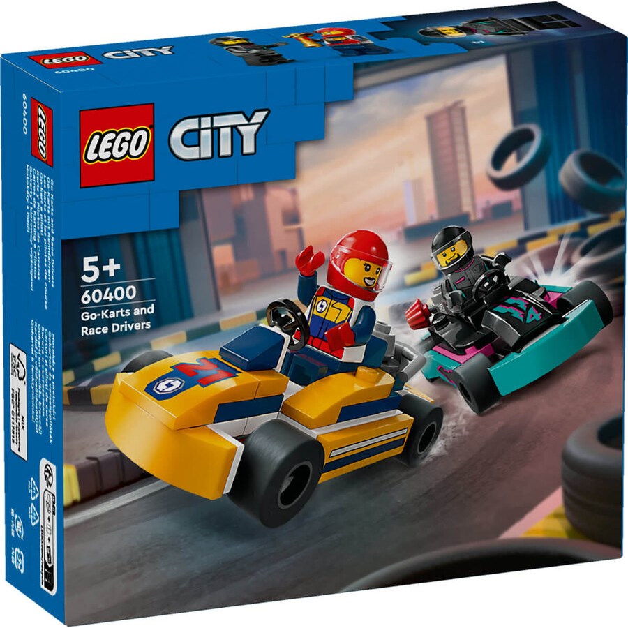 Lego City Go-Kartlar ve Yarış Sürücüleri 