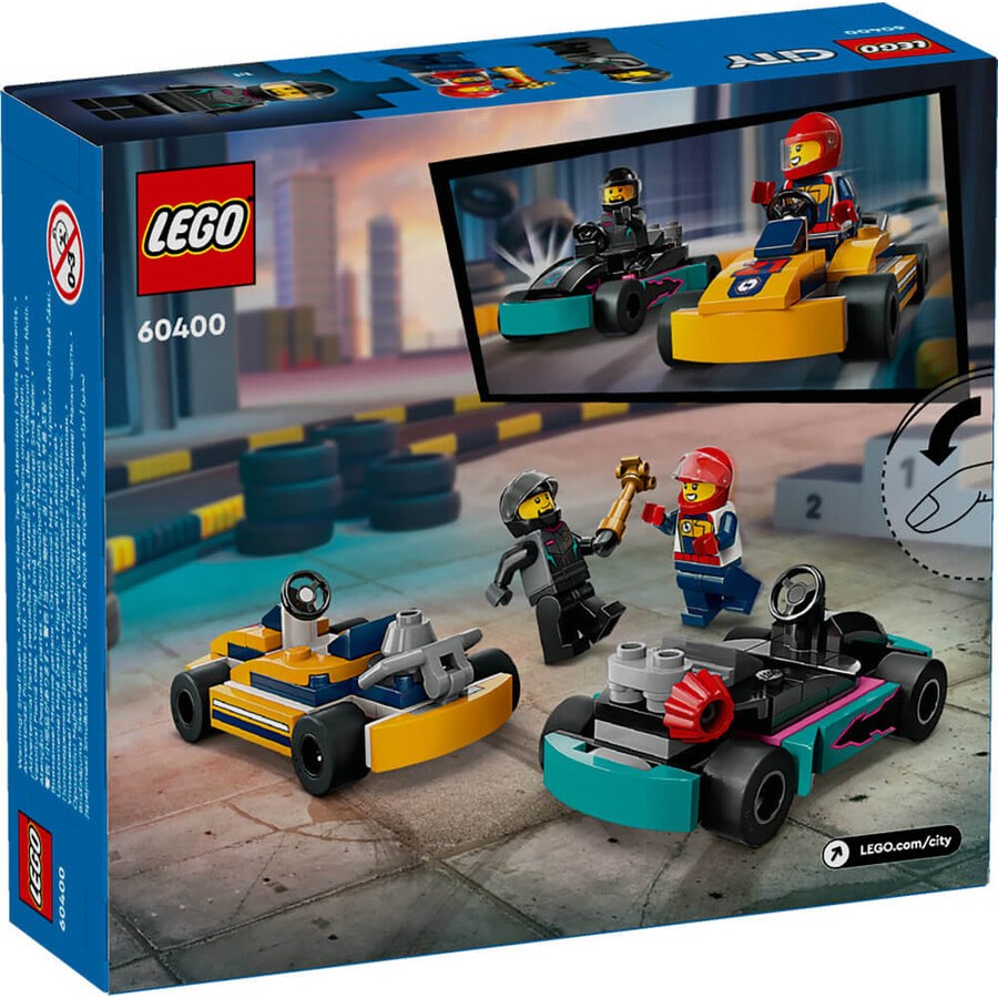 Lego City Go-Kartlar ve Yarış Sürücüleri 