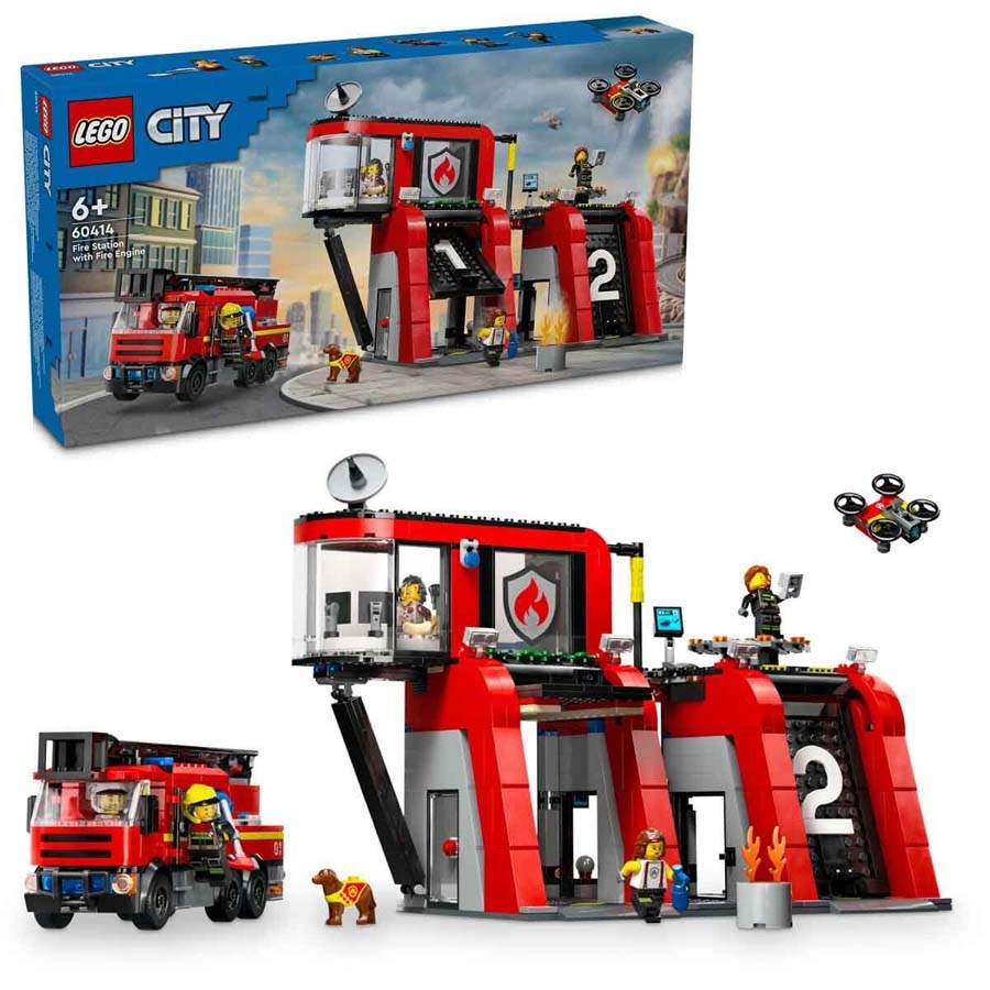 Lego City İtfaiye Kamyonlu İtfaiye Merkezi 