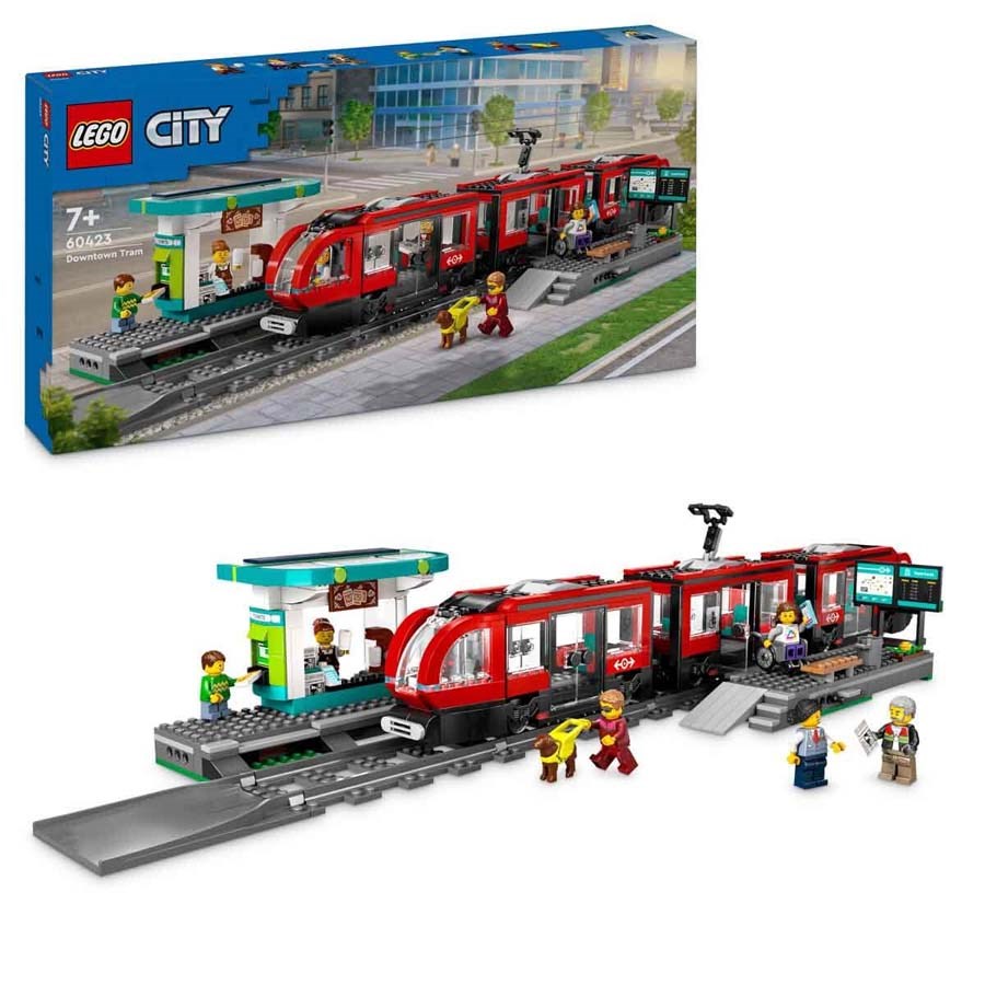 Lego City Şehir Merkezi Tramvay İstasyonu 