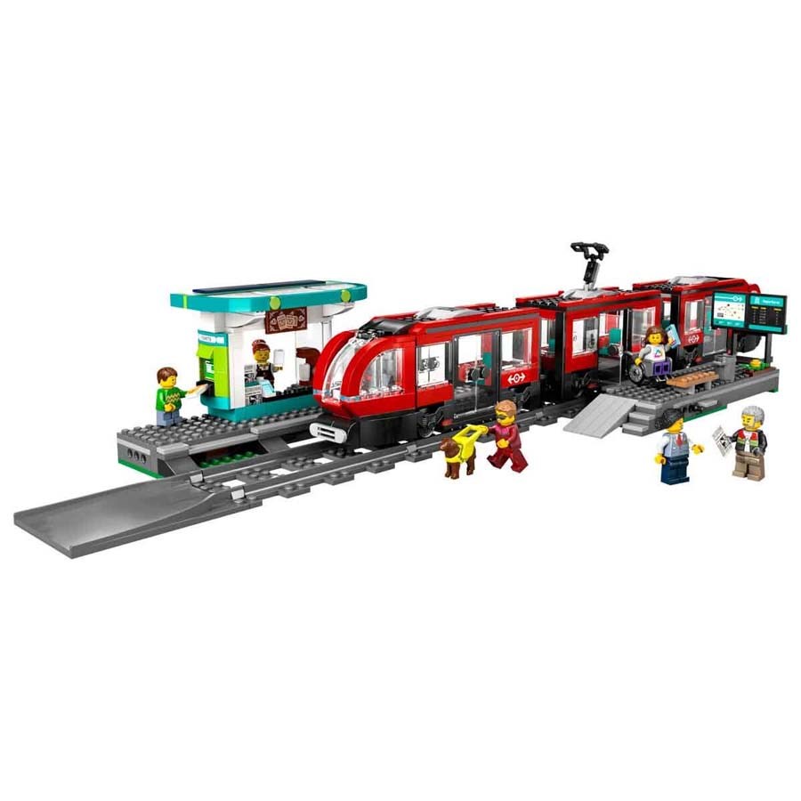 Lego City Şehir Merkezi Tramvay İstasyonu 