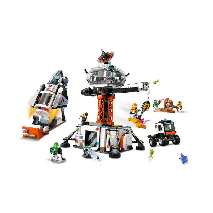 Lego City Uzay Üssü ve Roket Fırlatma Rampası 