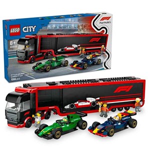 Lego City RB20 ve AMR24 F1 Arabalı F1 Kamyonu