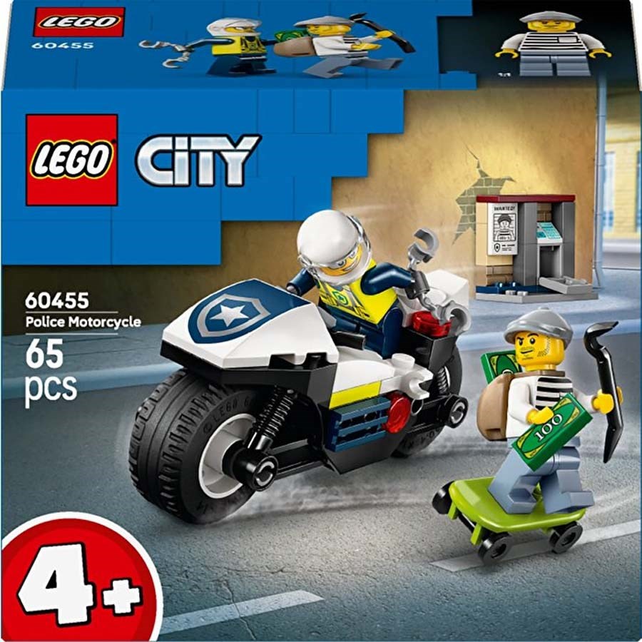 Lego City Polis Motorsiklet Takibi 