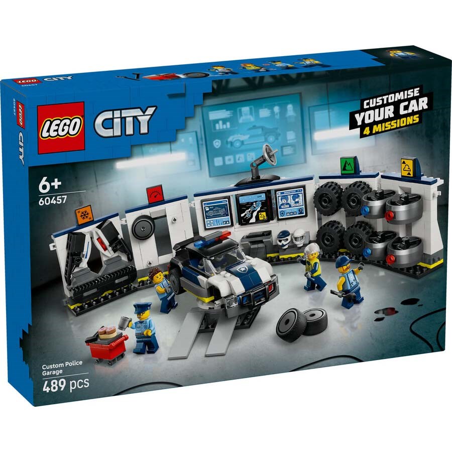 Lego City Özel Polis Arabası Garajı 
