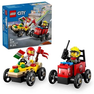 Lego City Pizza Arabası İtfaiye Kamyonuna Karşı