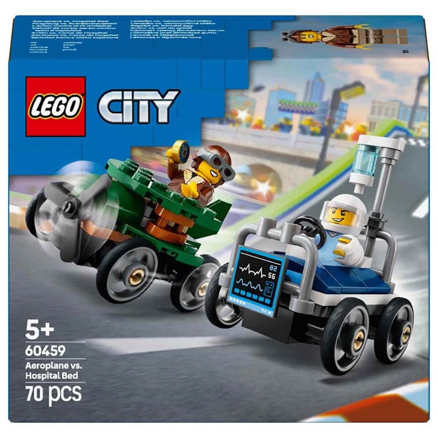 Lego City Uçak Hastane Yatağına Karşı 