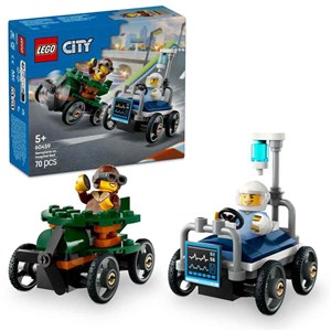 Lego City Uçak Hastane Yatağına Karşı