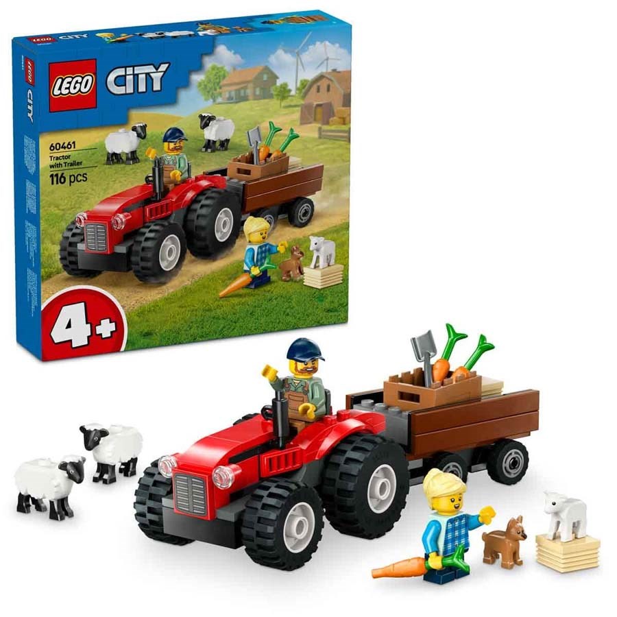 Lego City Römorklu Çiftlik Traktörü 