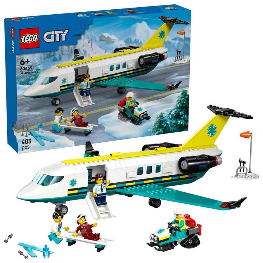 Lego City Acil Hava Ambulans Uçağı 