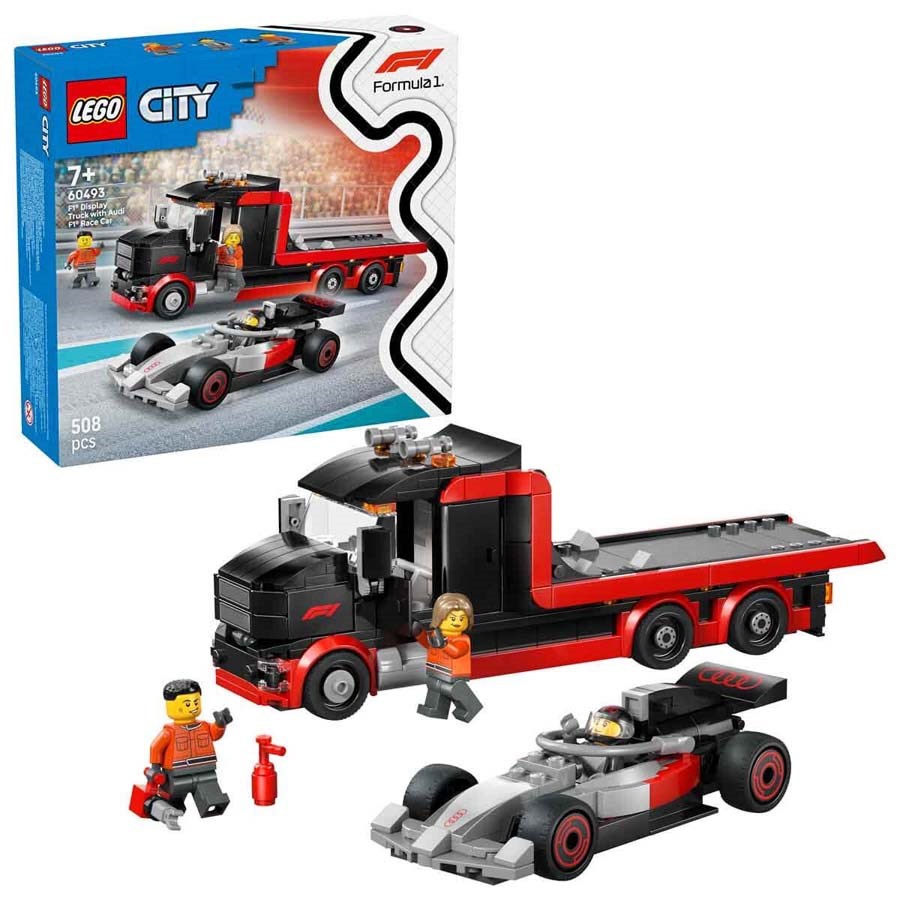 LEGO City Audi F1 Yarış Arabalı Sergileme Kamyonu 
