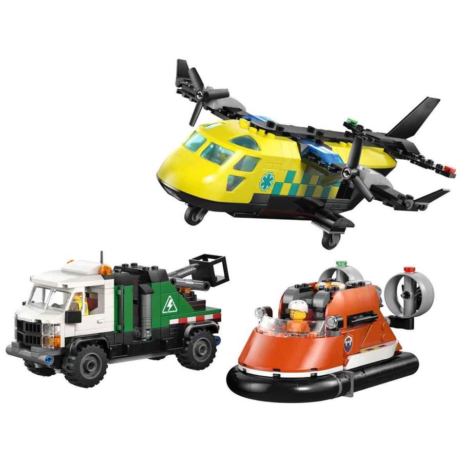 Lego City Uçak Servis Kamyonu Ve Helikopter Maceras 