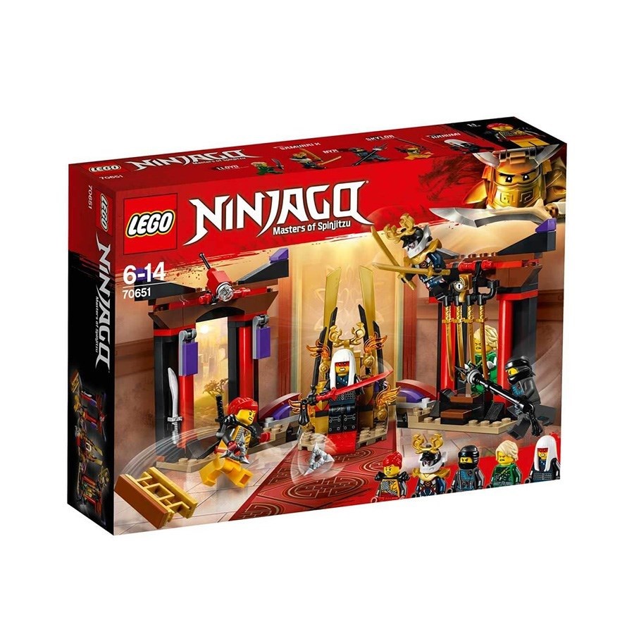 Lego Ninjago Taht Odası Karşılaşması 70651 