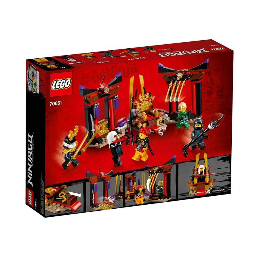 Lego Ninjago Taht Odası Karşılaşması 70651 