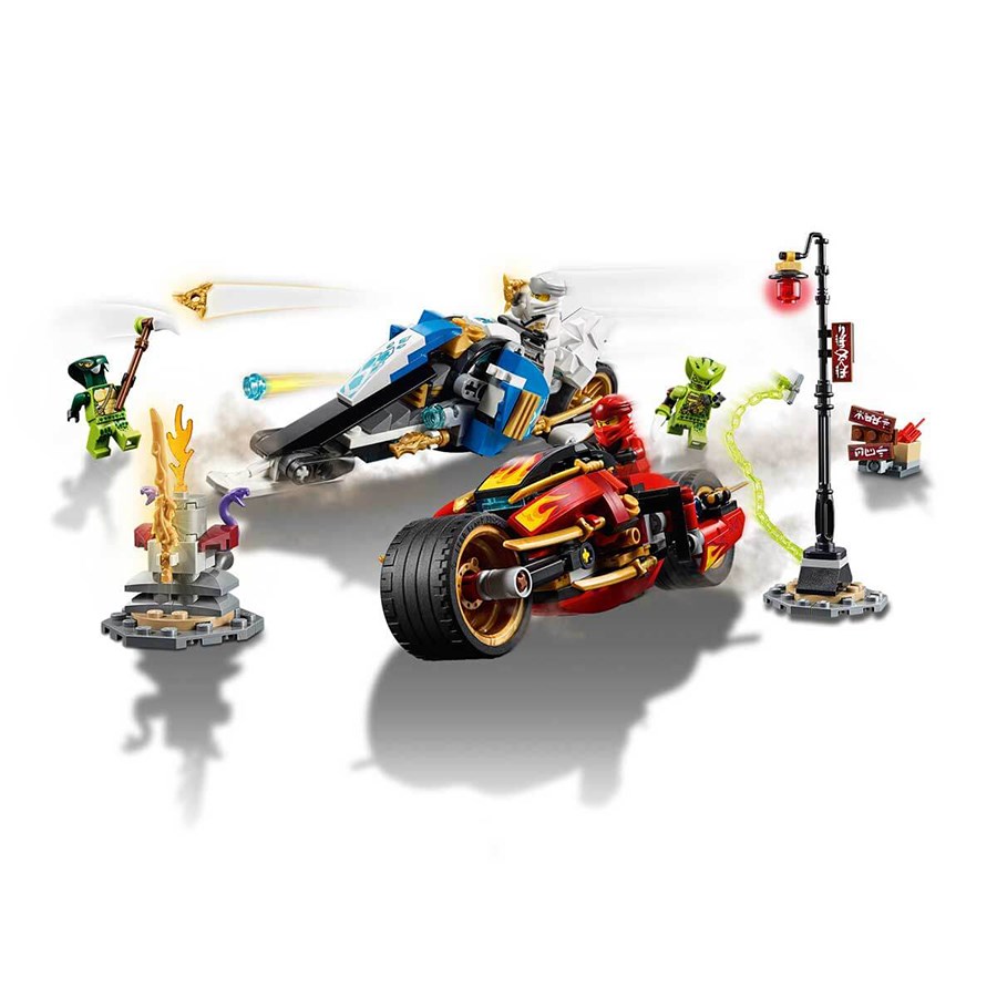 Lego Ninjago Kai'nin Kılıç Motosikleti ve Zane'in Kar Motosikleti 
