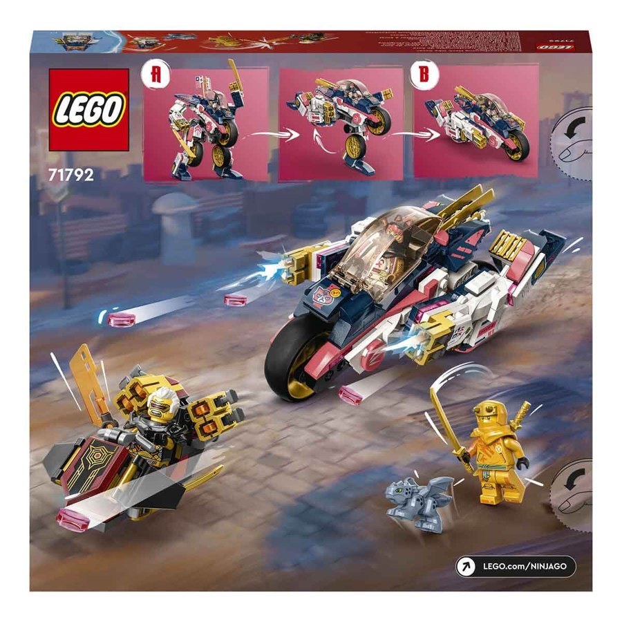 Lego Ninjago Sora nın Dönüşen Robot Motosiklet Yar 