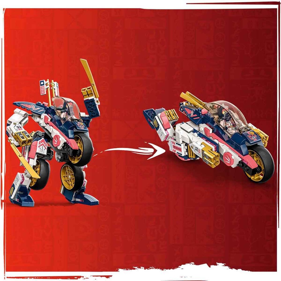 Lego Ninjago Sora nın Dönüşen Robot Motosiklet Yar 