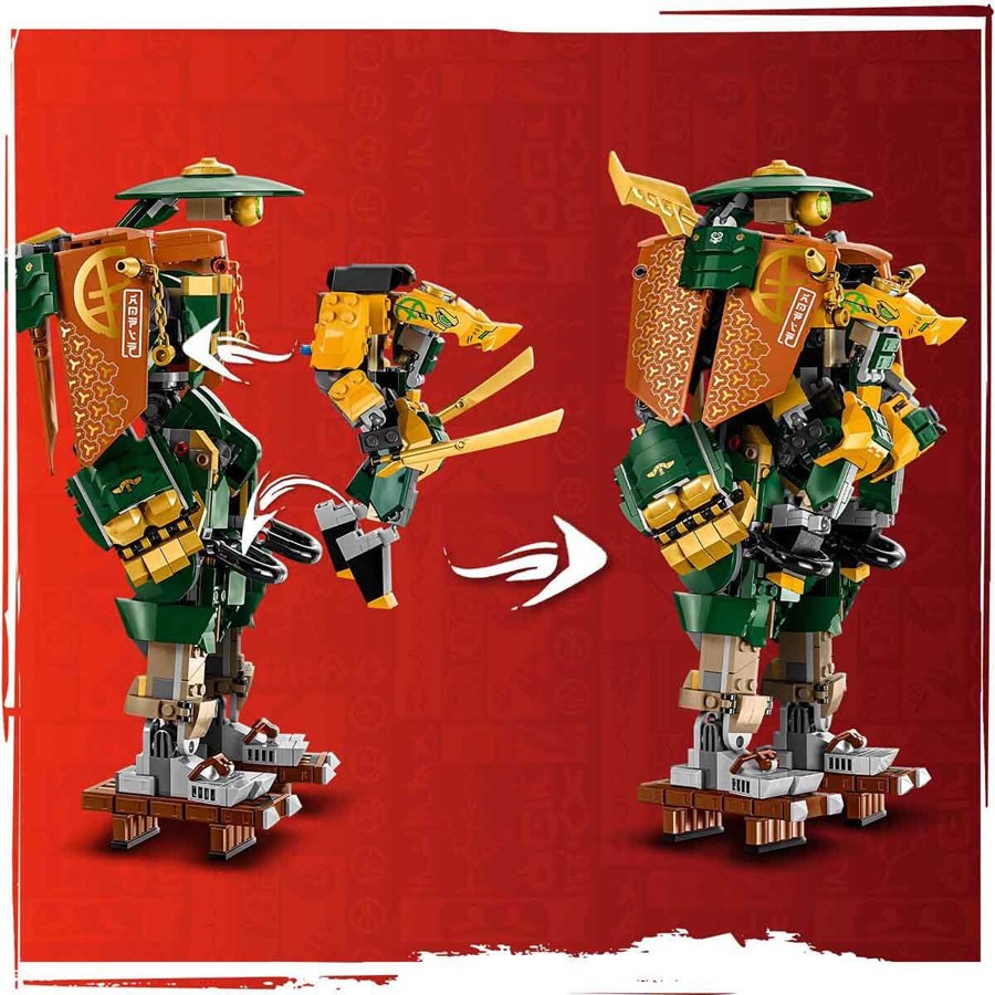 Lego Ninjago Lloyd ve Arin in Ninja Ekibi Robotlar 