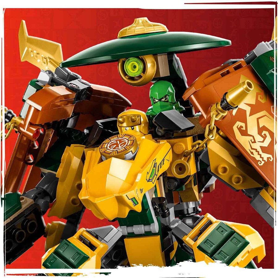 Lego Ninjago Lloyd ve Arin in Ninja Ekibi Robotlar 