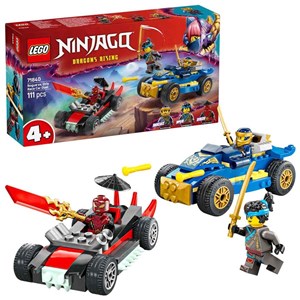 Lego Ninjago Rogue ile Drix Yarış Arabası Düellosu