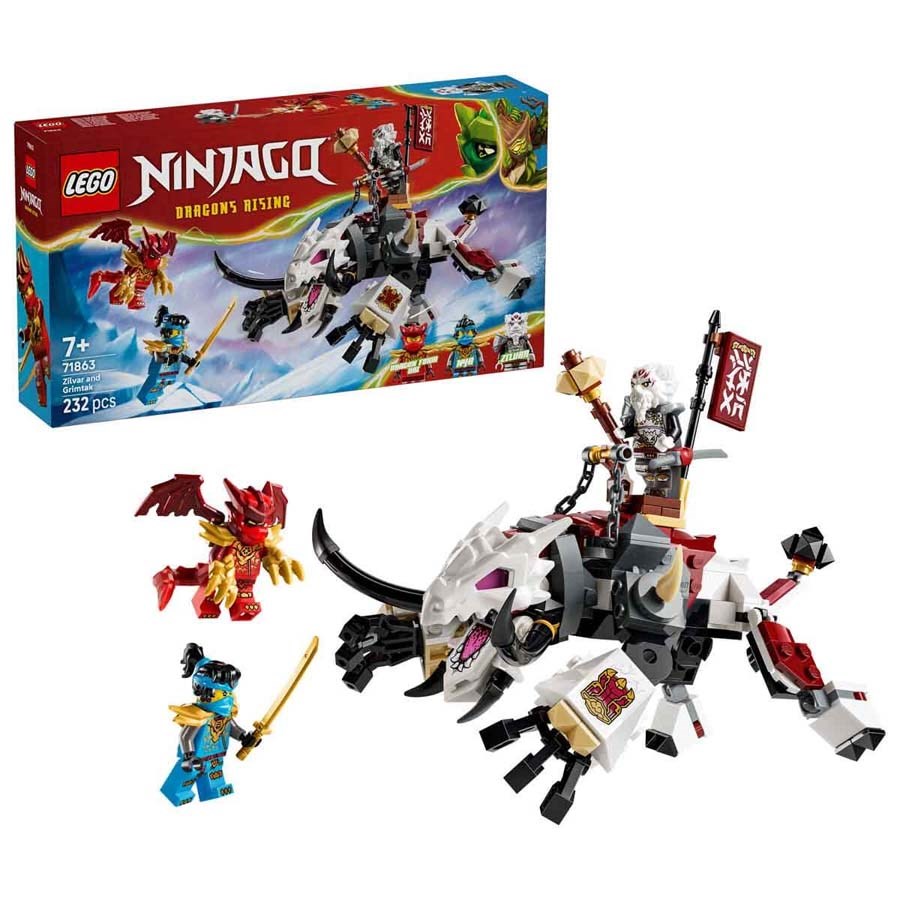 Lego Ninjago Zilvar Ve Ejderha Grimtak 