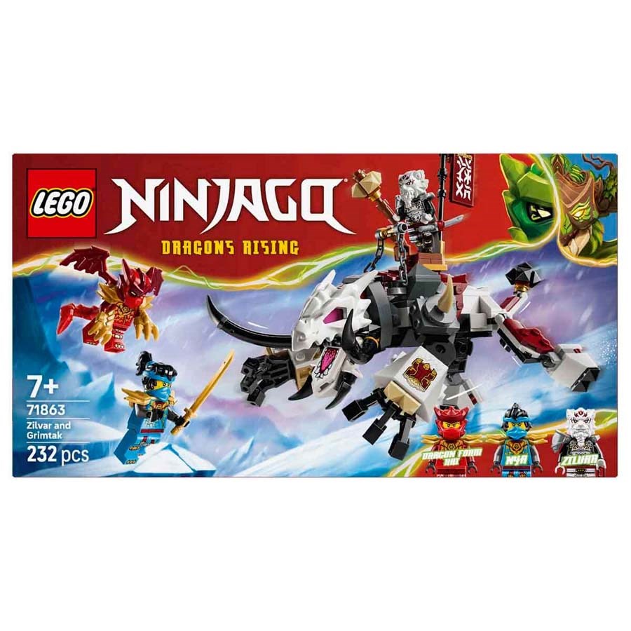 Lego Ninjago Zilvar Ve Ejderha Grimtak 