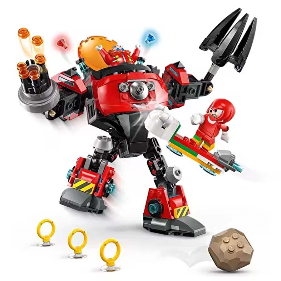 Lego Sonic Knuckles Egg Crusher Robotuna Karşı 