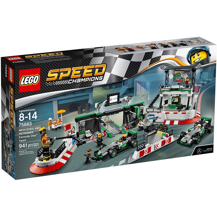 Lego Speed Champions MERCEDES AMG PETRONAS Formula 1 Takımı 75883 