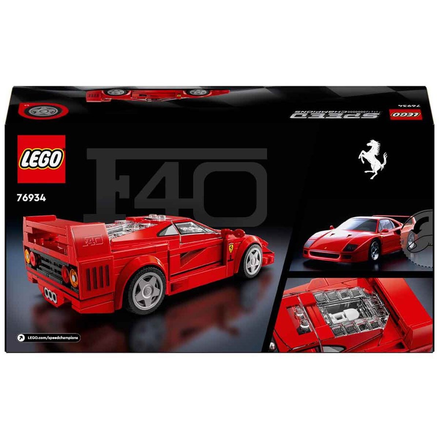 Lego Speed Champions Ferrari F40 Süper Araba 