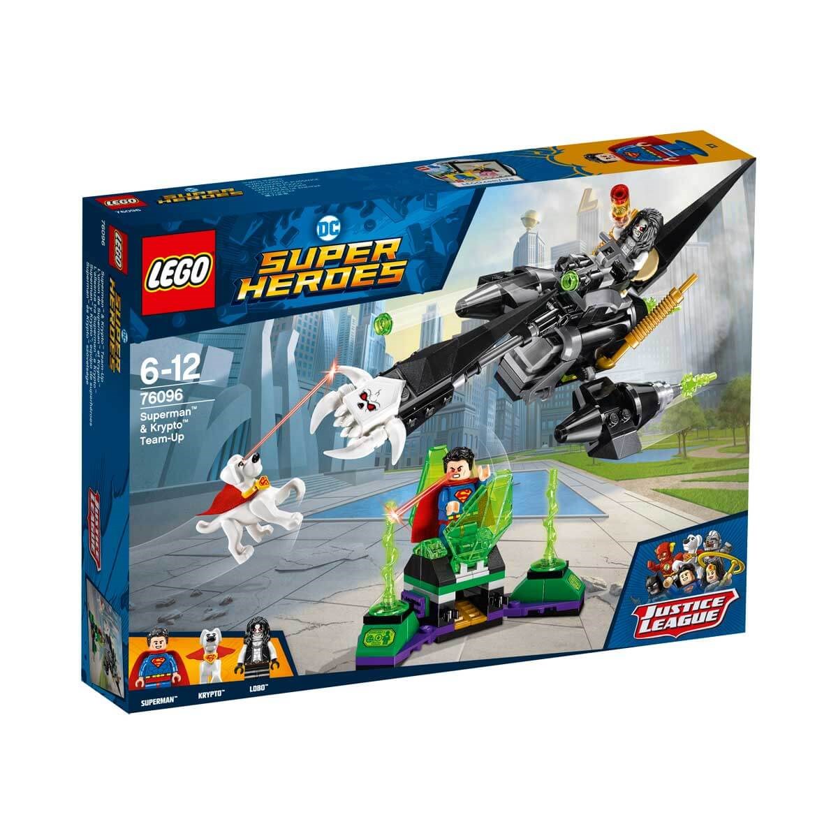 Lego DC Comics Super Heroes Superman ve Krypto Takımı 76096 