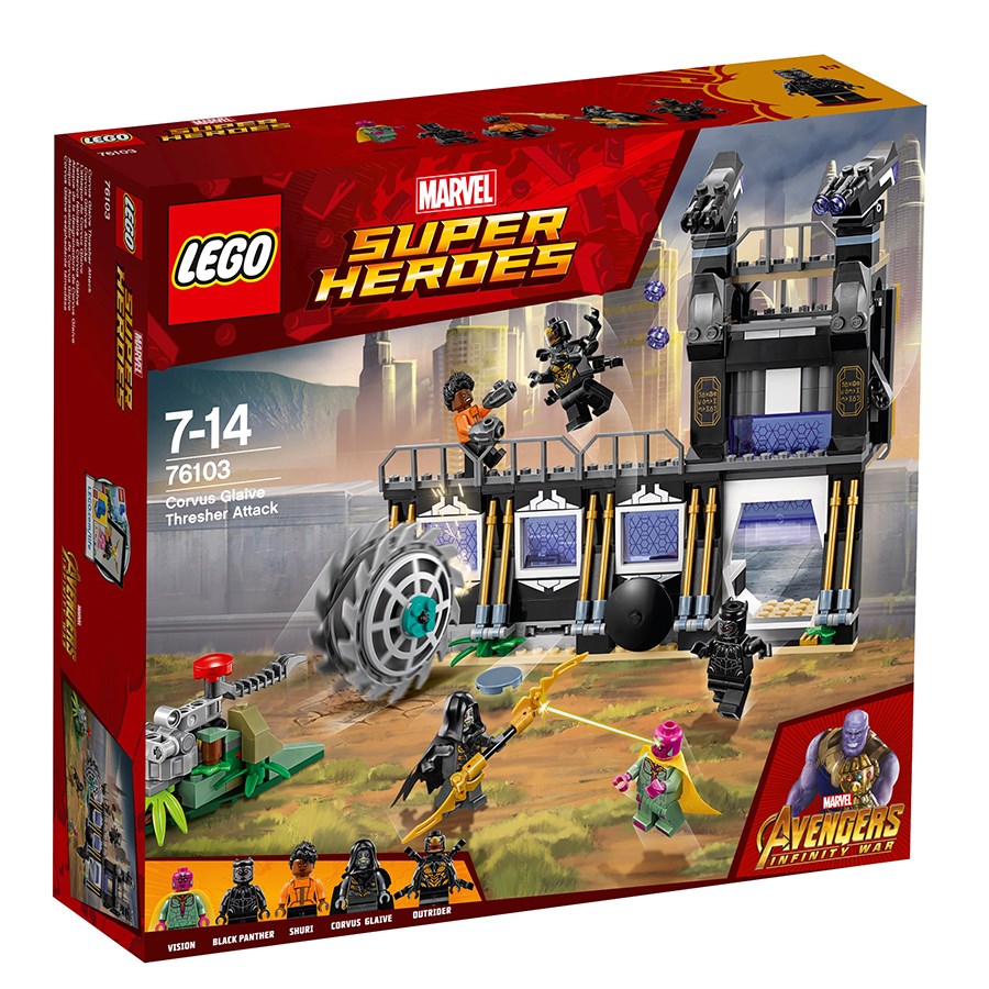 Lego Marvel Super Heroes Corvus Glaive Fırlatıcı Saldırısı 76103 