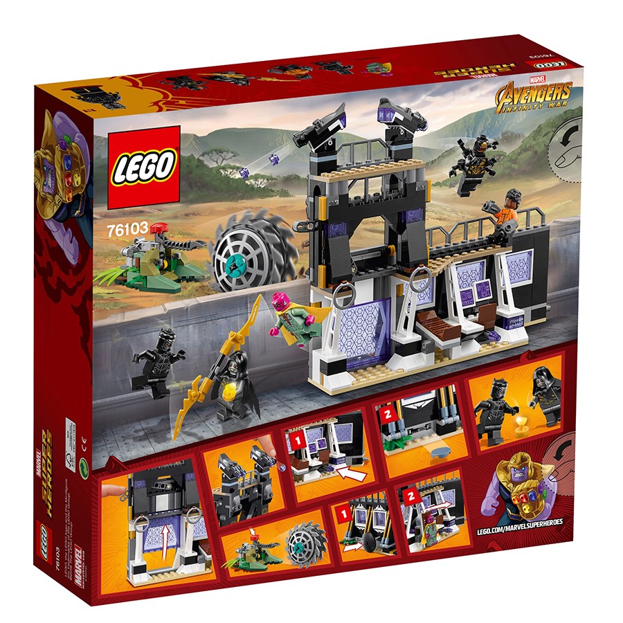 Lego Marvel Super Heroes Corvus Glaive Fırlatıcı Saldırısı 76103 
