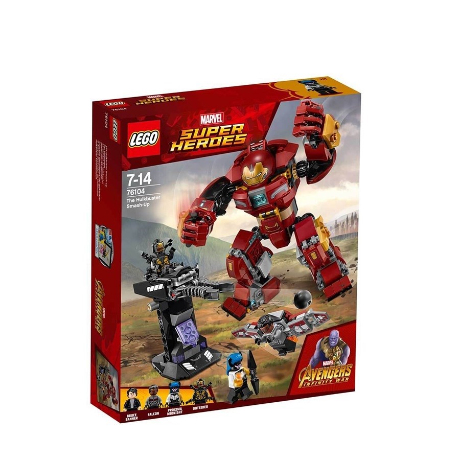 Lego Super Heroes Hulkbuster Dövüşü 76104 