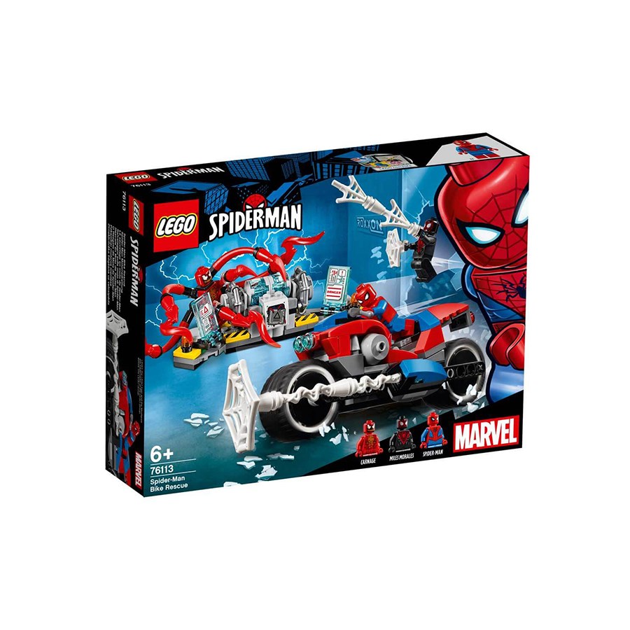 Lego Super Heroes Spiderman Motosikletli Kurtarma 