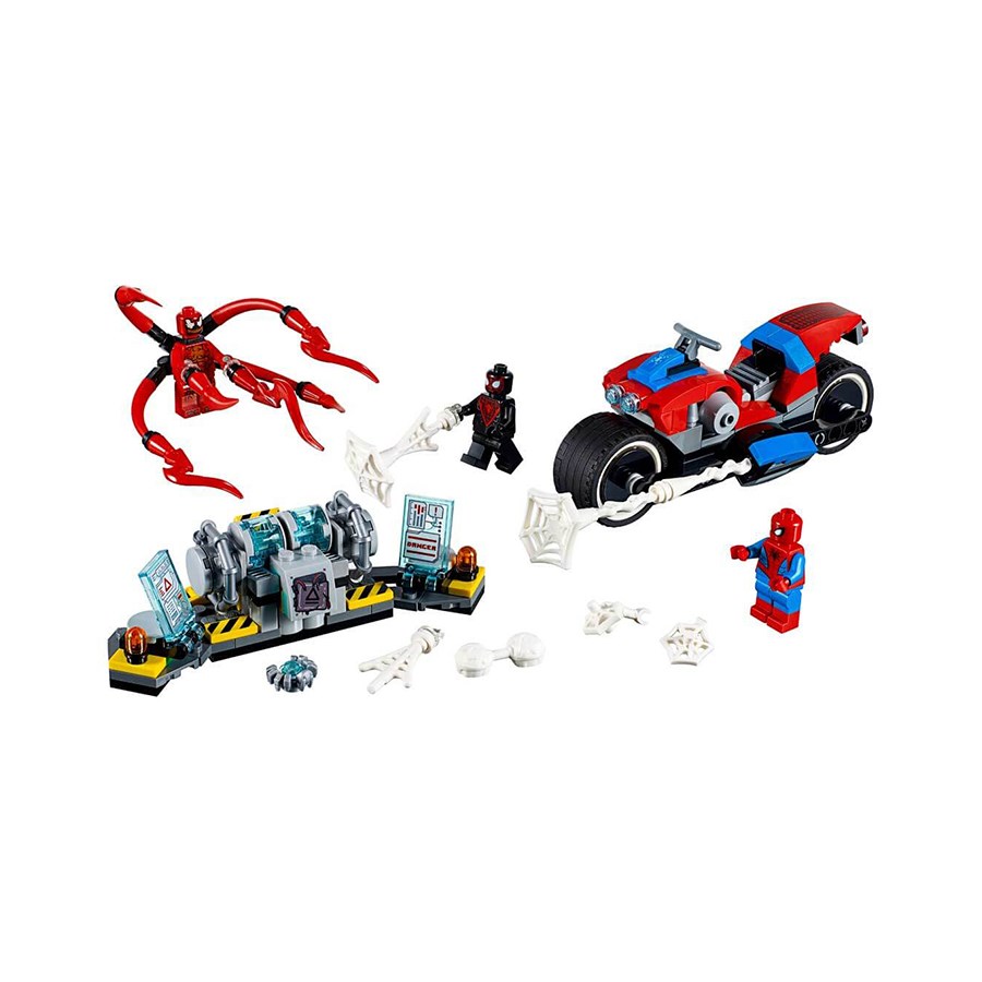 Lego Super Heroes Spiderman Motosikletli Kurtarma 