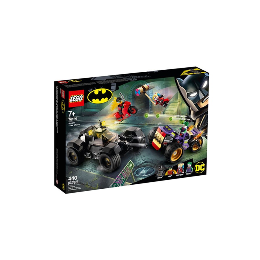 Lego Super Heroes Joker'in Üç Tekerlekli Motosiklet Takibi 76159 