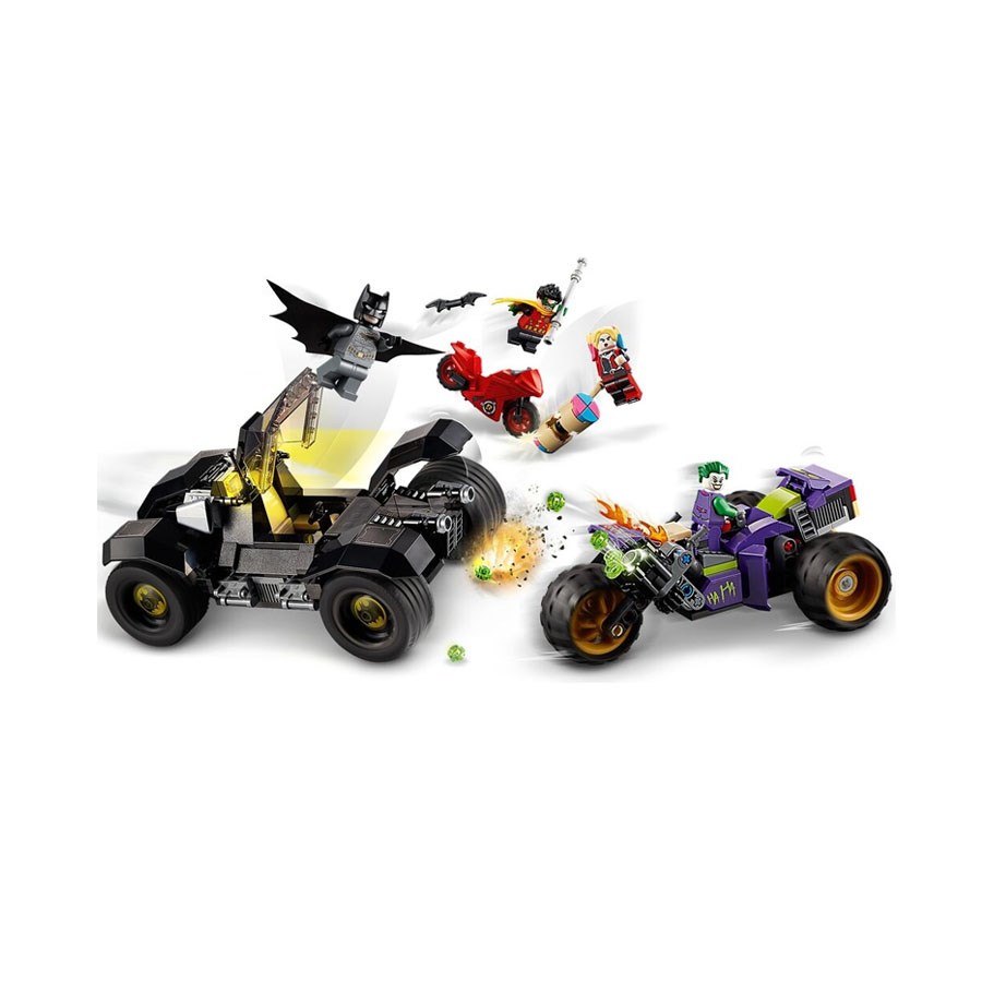 Lego Super Heroes Joker'in Üç Tekerlekli Motosiklet Takibi 76159 
