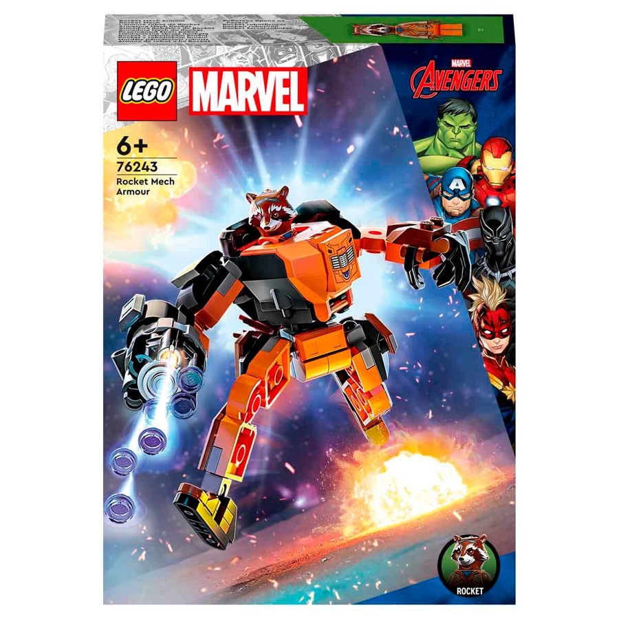 Lego Marvel Rocket Robot Zırhı 76243 