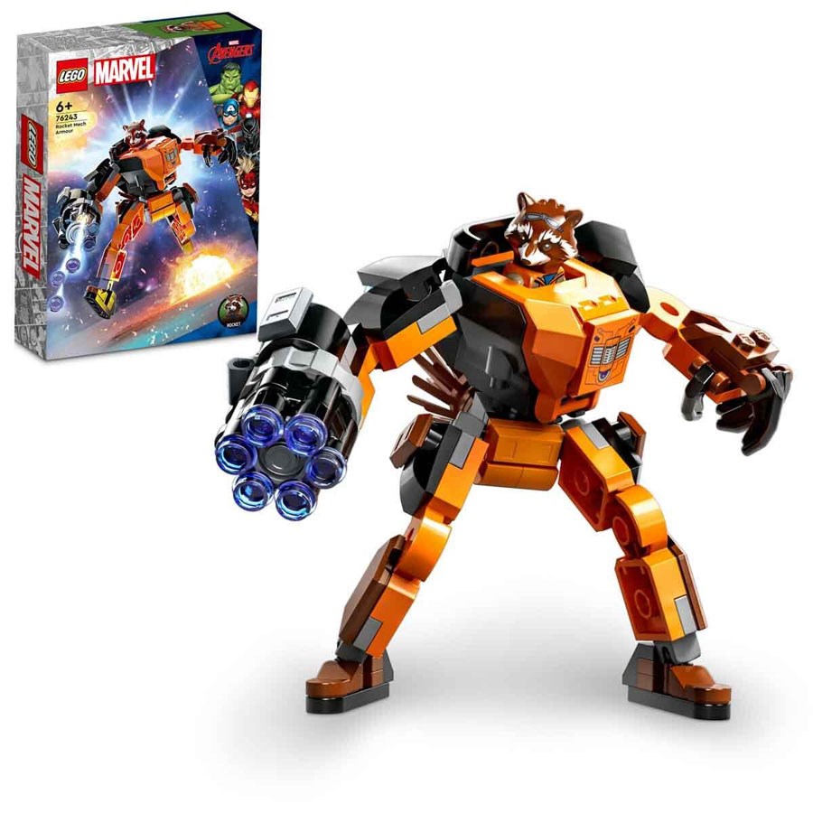 Lego Marvel Rocket Robot Zırhı 76243 