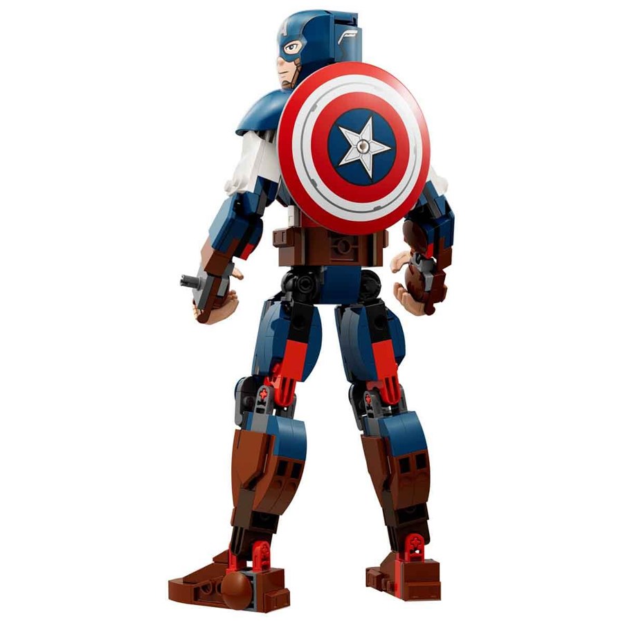 Lego Marvel Kaptan Amerika Yapım Figürü 