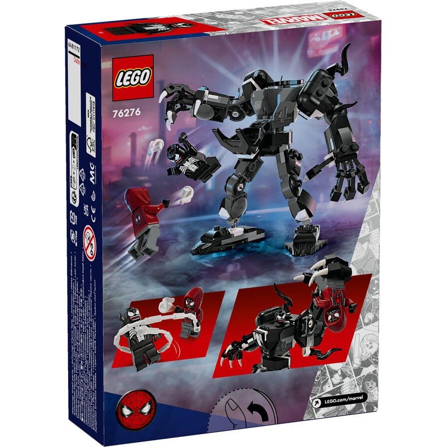 Lego Marvel Venom Robot Zırhı Miles Morales’e Karş 