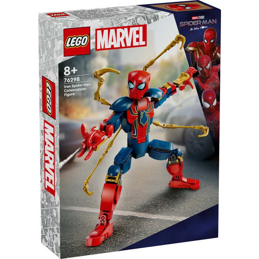 Lego Marvel Iron Örümcek Adam Yapım Figürü 
