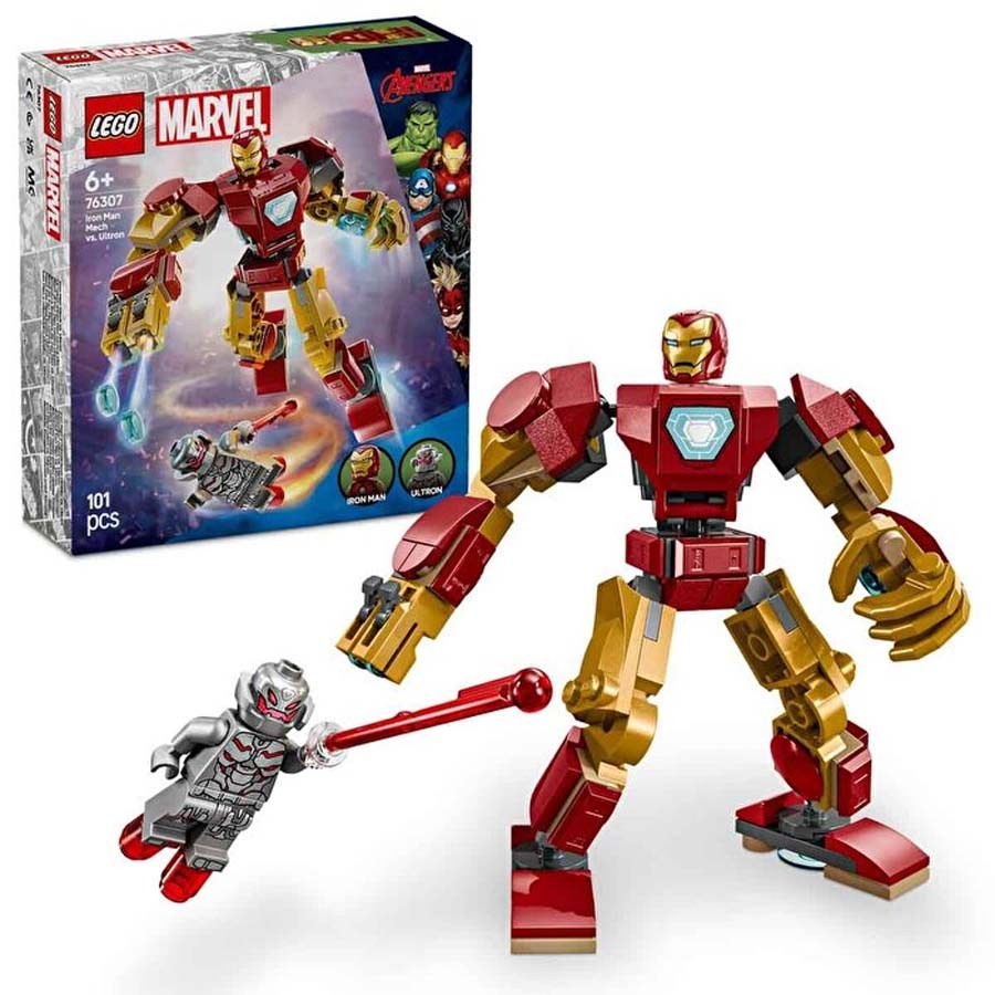 LEGO Marvel Iron Man Robotu Ultron’a Karşı 