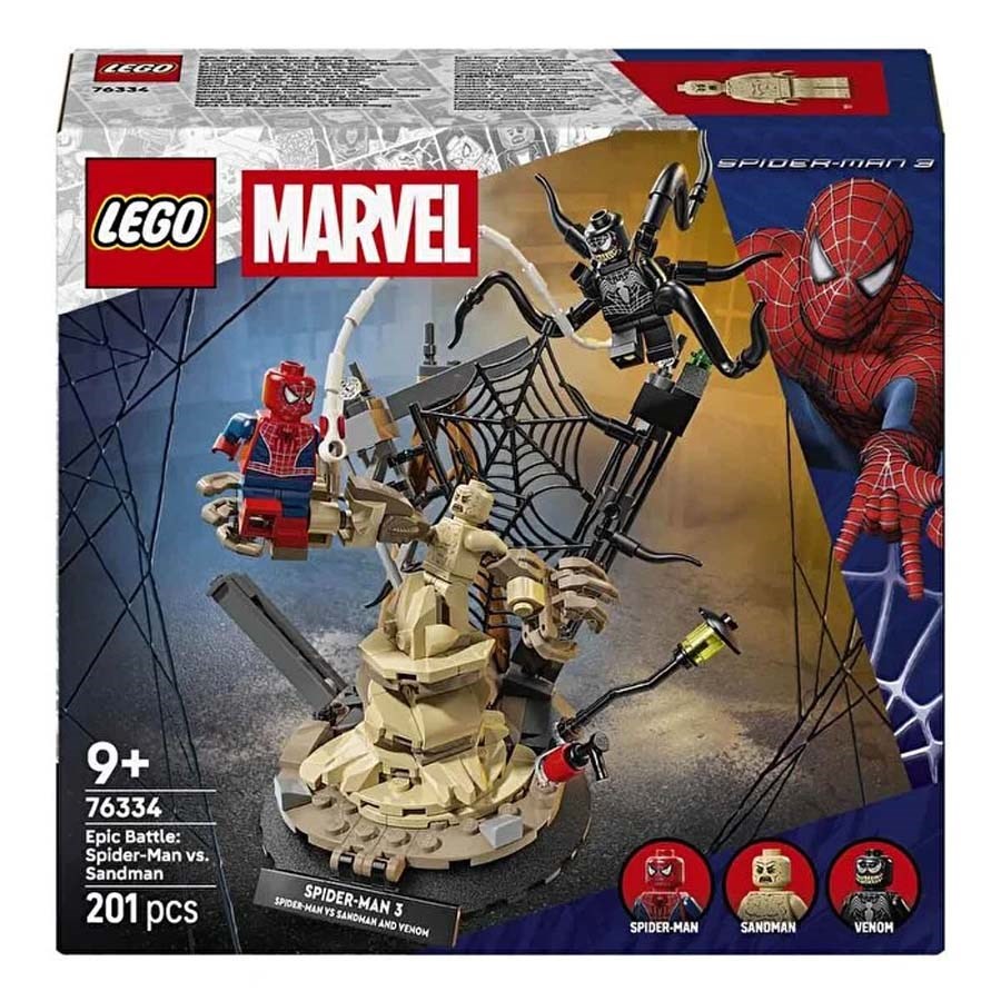 Lego Marvel Örümcek Adam ve Kum Adam Savaşı 