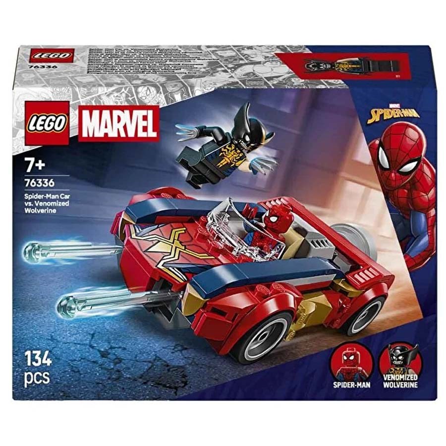 Lego Marvel Örümcek Adam ve Wolverine Savaşı 