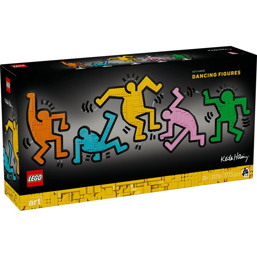 Lego Keith Haring Dans Eden Figürler 