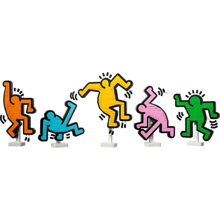 Lego Keith Haring Dans Eden Figürler 